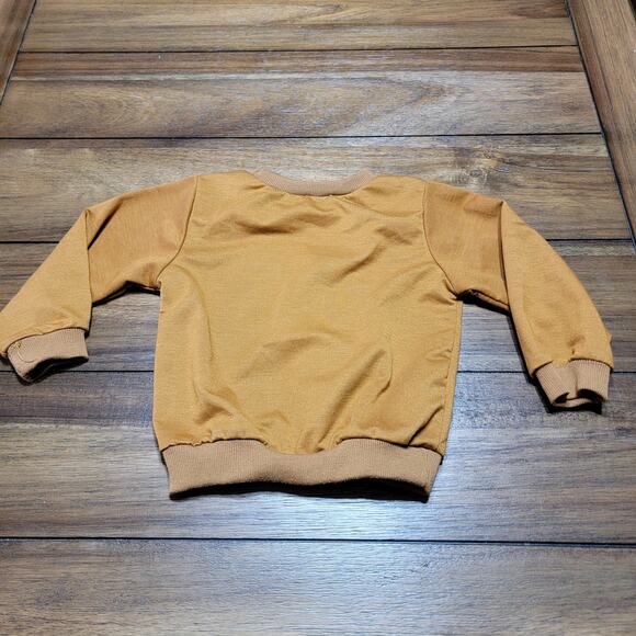 Grumpy Ghost Infant LS Lightweight Sweatshirt "This is Boo Sheet" - Size 12-18M - Picture 3 of 5